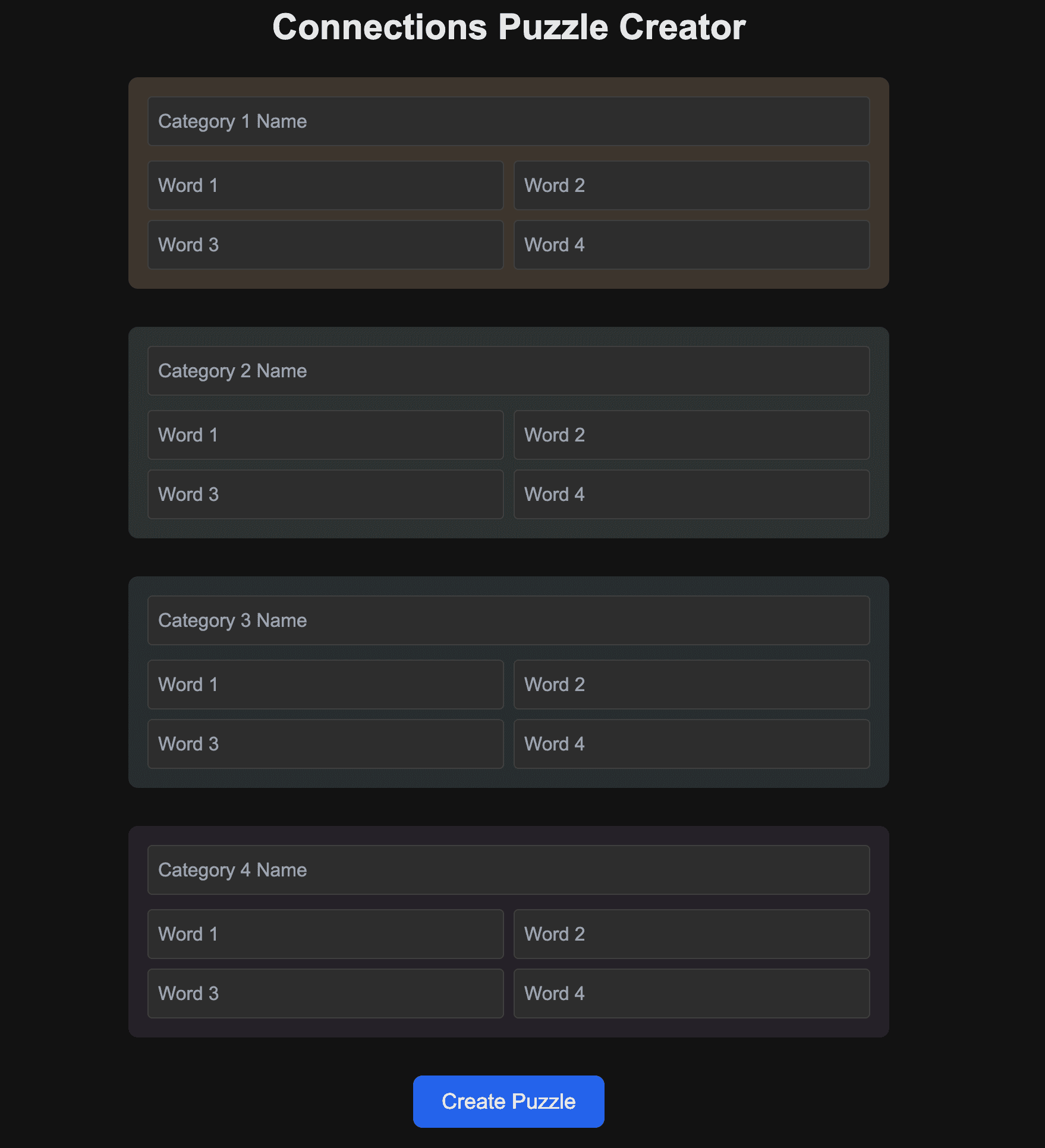 Custom Connections
